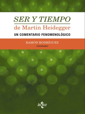 cover image of Ser y tiempo de Martin Heidegger